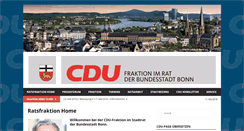 Desktop Screenshot of cduratsfraktion-bonn.de