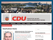 Tablet Screenshot of cduratsfraktion-bonn.de